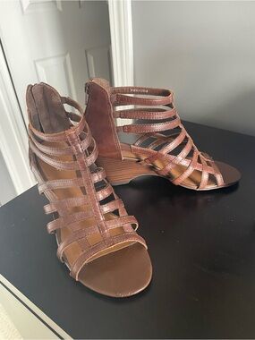 Call It Spring Brown Strappy Gladiator Sandals